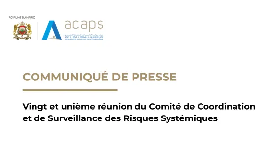 Vingt et unième réunion du Comité de Coordination et de Surveillance des Risques Systémiques