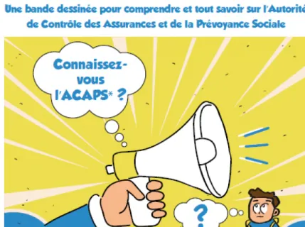 Education Financière : L’ACAPS lance des Bandes Dessinées pour sensibiliser les plus jeunes