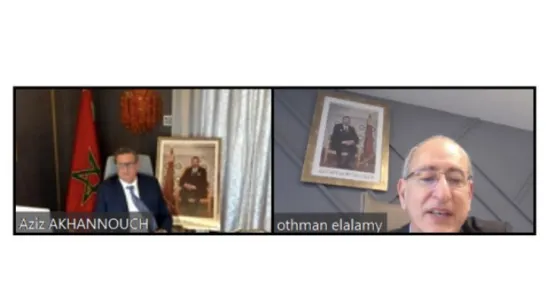 M. Othman Khalil EL ALAMY présente les rapports de l’ACAPS à Monsieur le Chef du Gouvernement